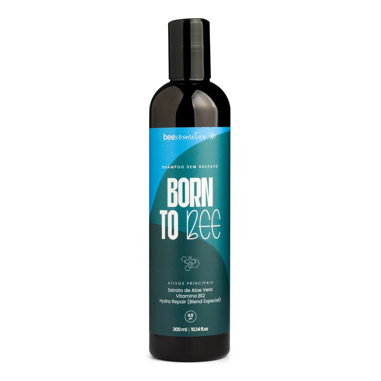 Shampoo sem sulfato Born to BEE — Bee Cosmetics, 300ml